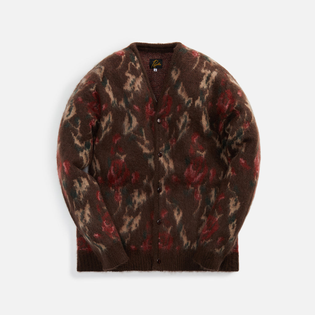 Needles Mohair Rose Cardigan - Dark Brown – Kith