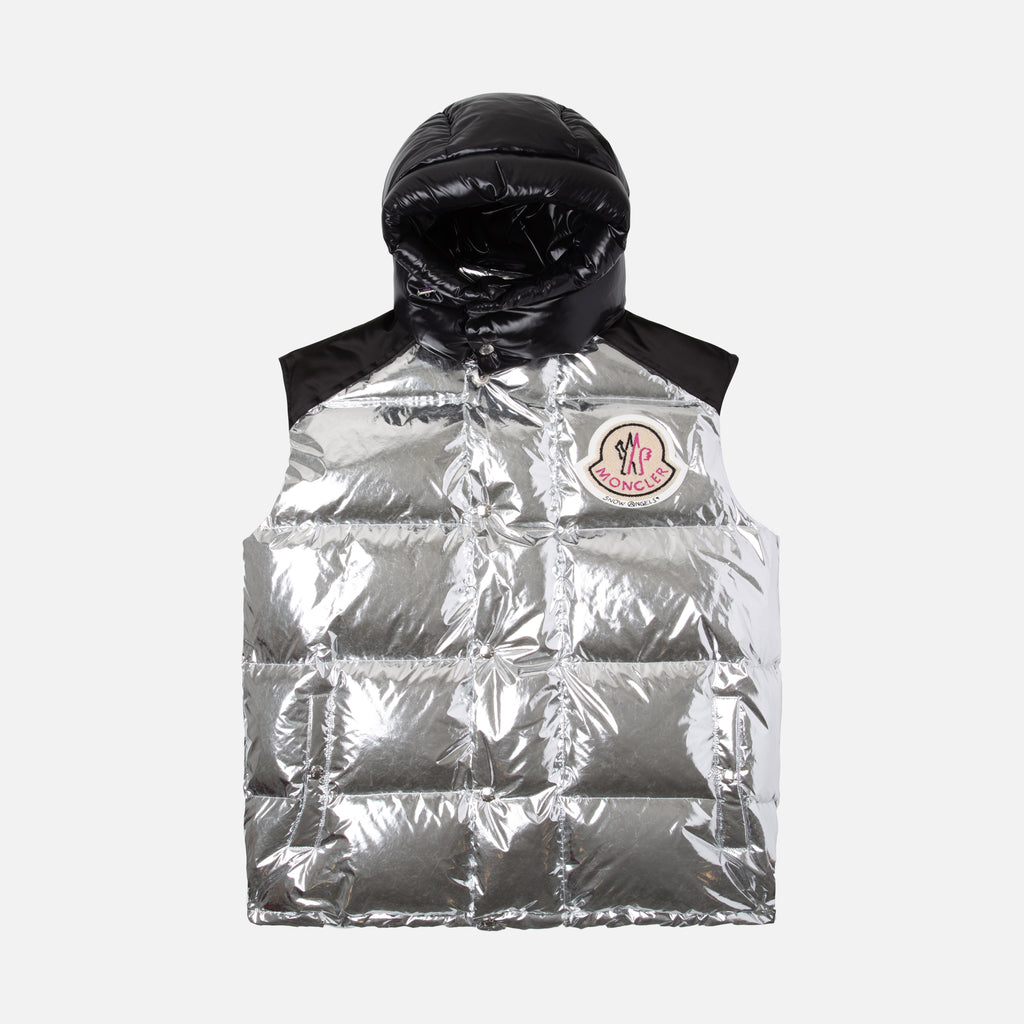 moncler jacket womens silver