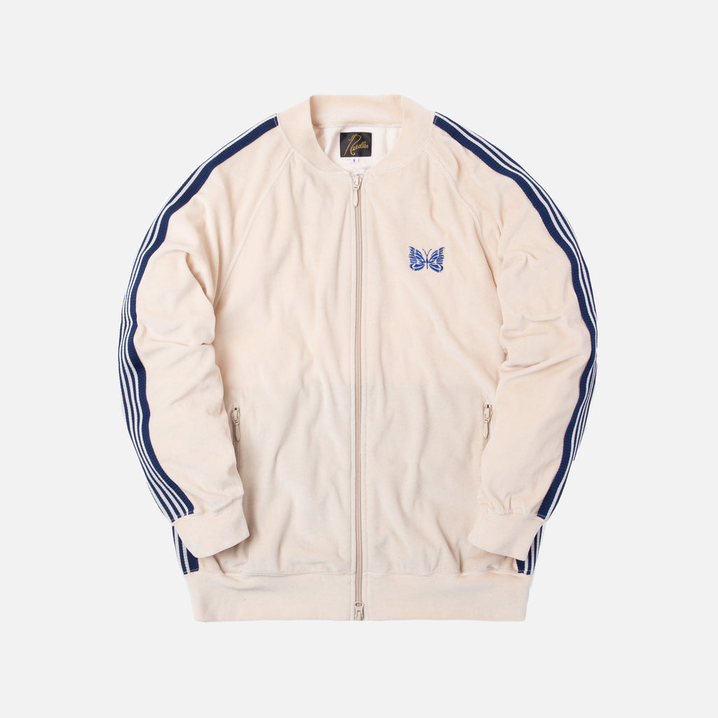 Needles Rib Collar Track Jacket - Beige