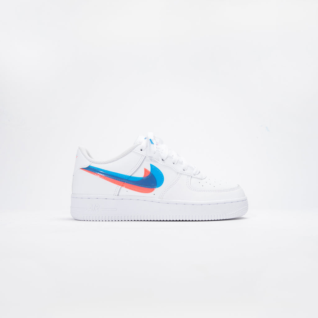 air force 1 ps trainers white blue hero bright crimson lv8