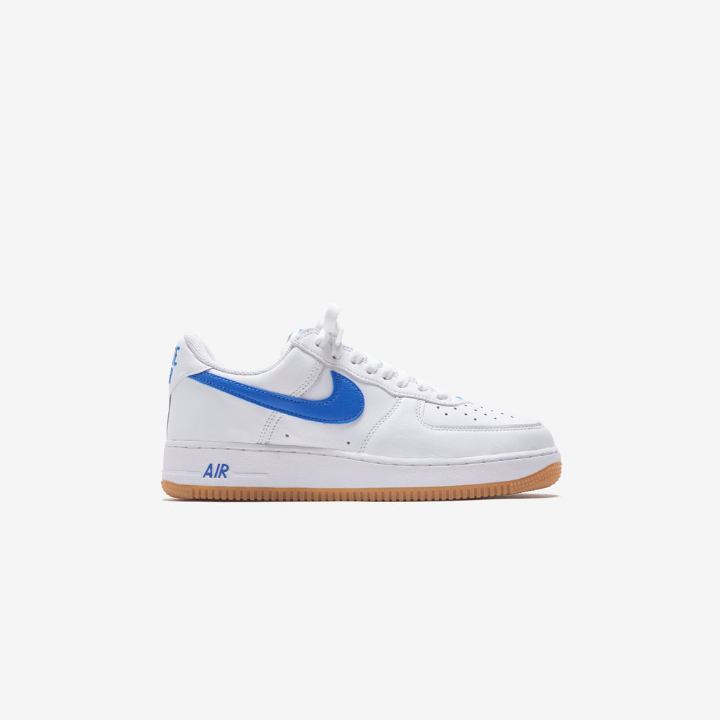 yellow blue white air force ones