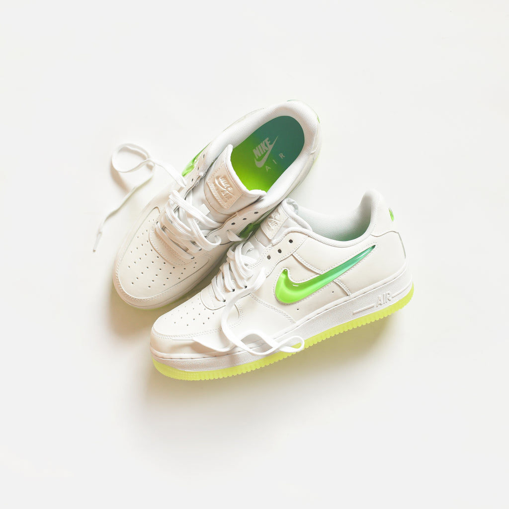 nike air force jelly green