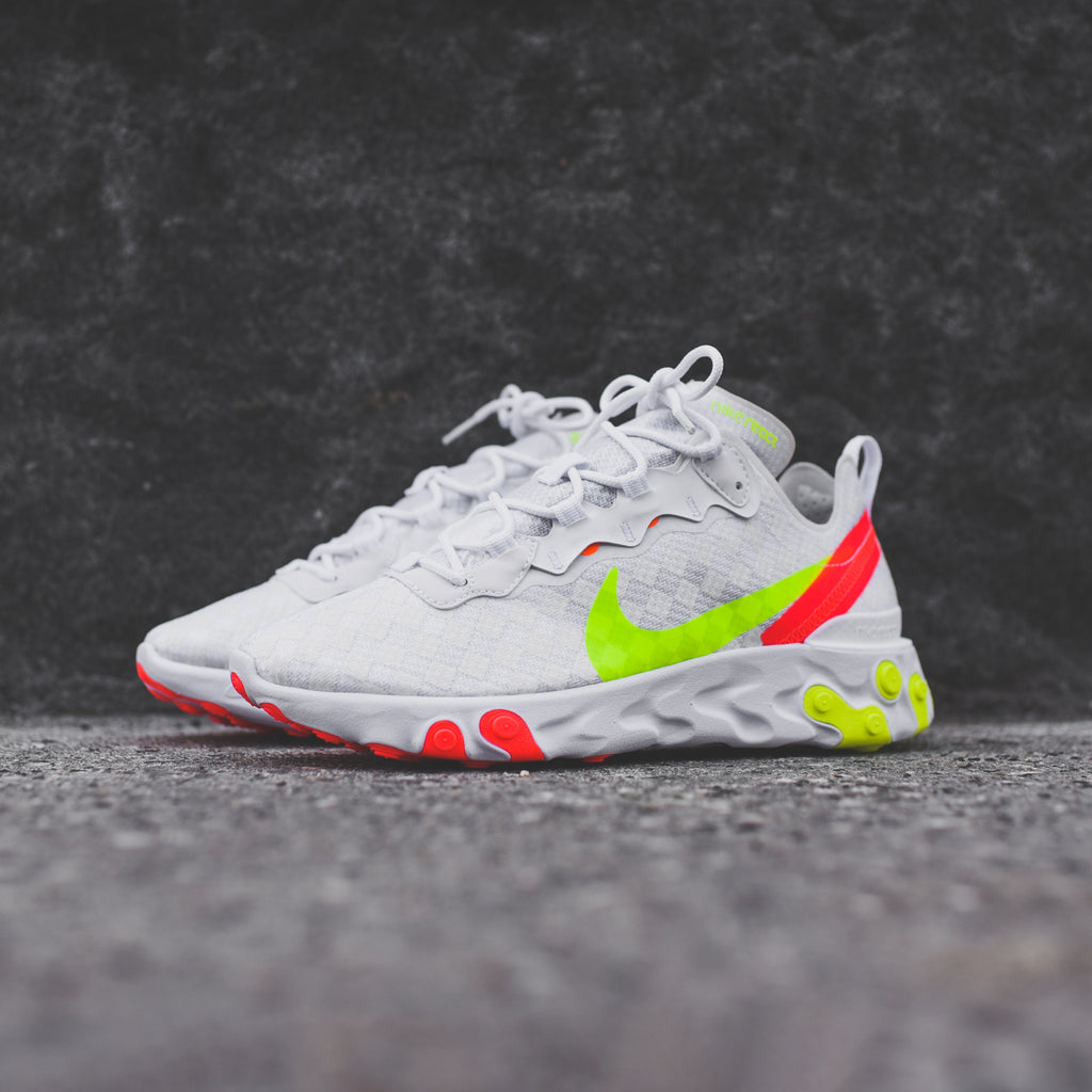 nike react element 55 white red yellow