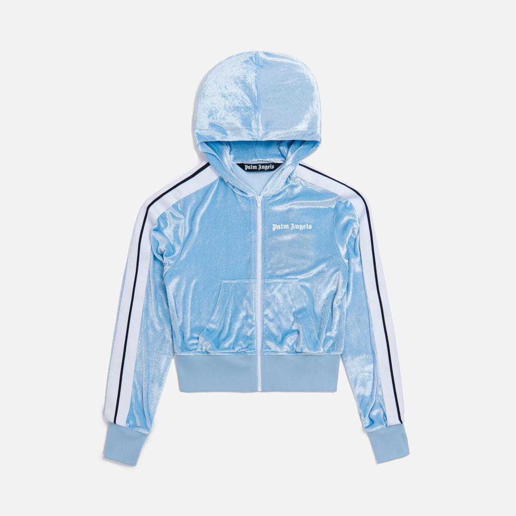 light blue palm angels hoodie