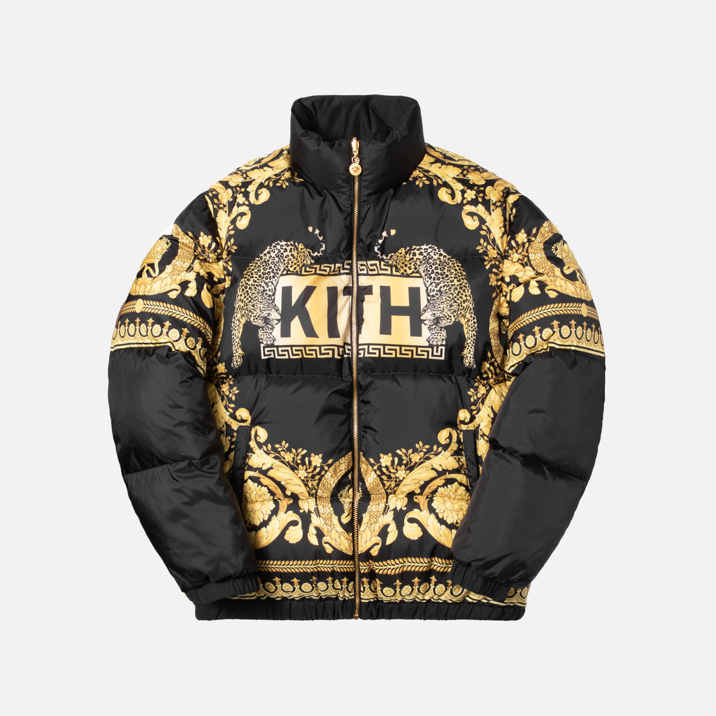 Kith for Major League Baseball New York Yankees Midi Puffer Jacket Navy