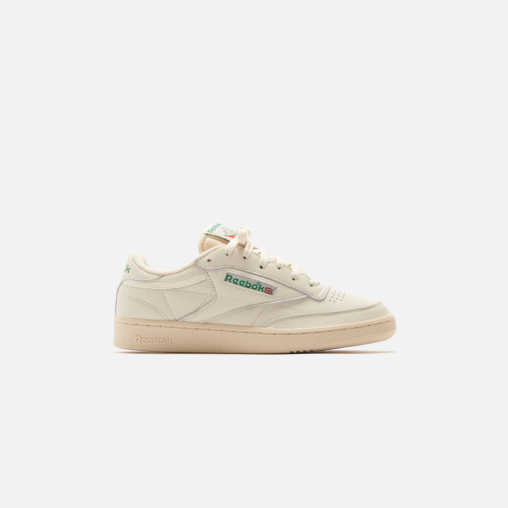 Reebok Club C 85 Vintage Top - Chalk / Paper White / Green – Kith