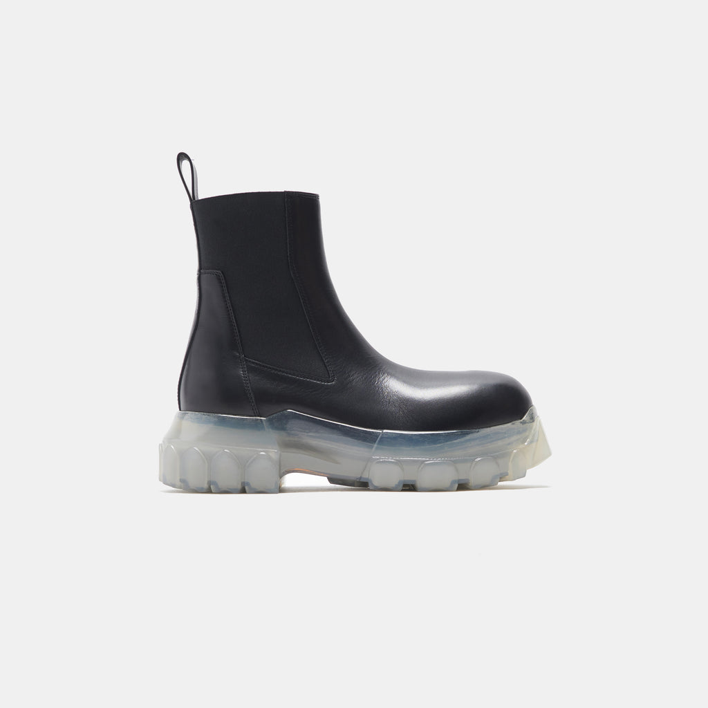 Rick Owens WMNS Beatle Bozo Tractor - Black / Clear – Kith