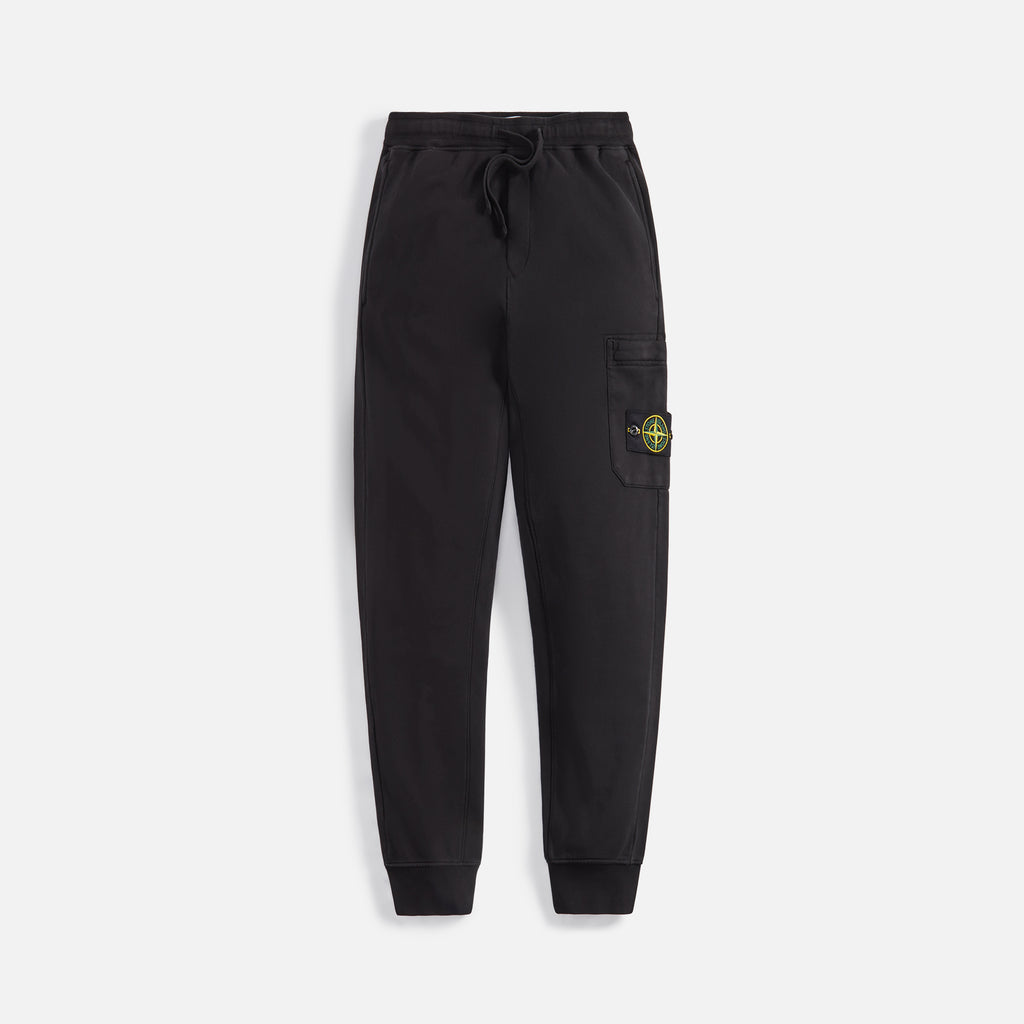 Stone Island Brushed Cotton Fleece Garment Dyed Cargo