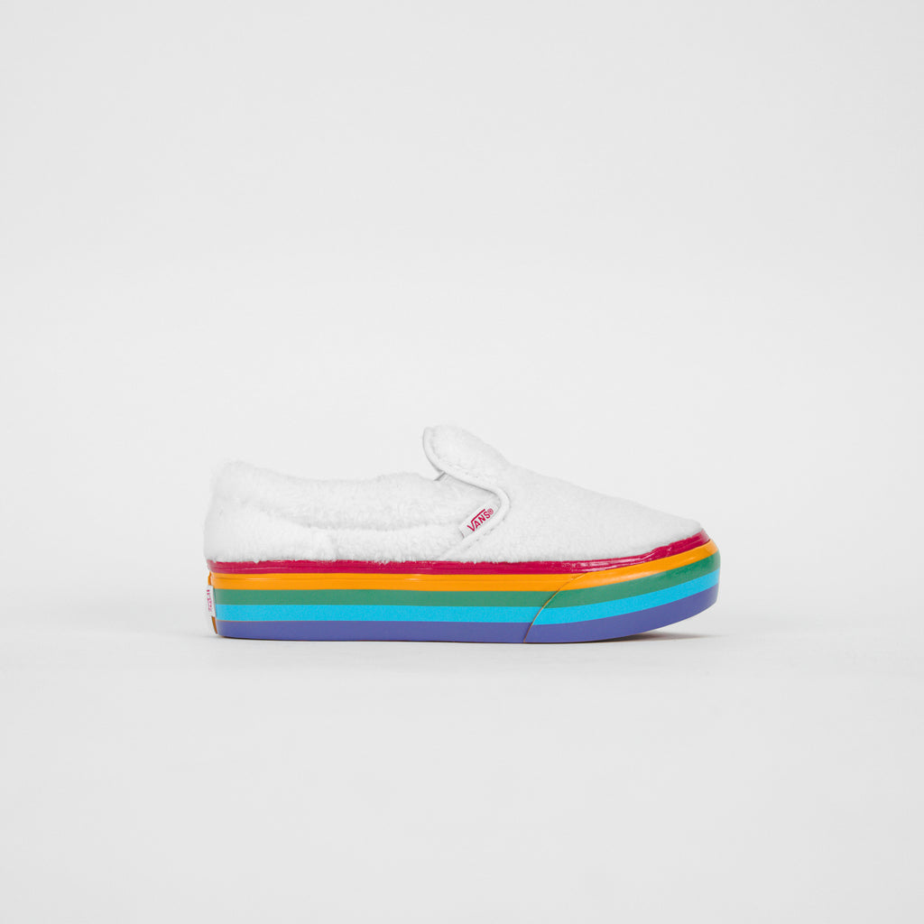 rainbow vans platform shoes