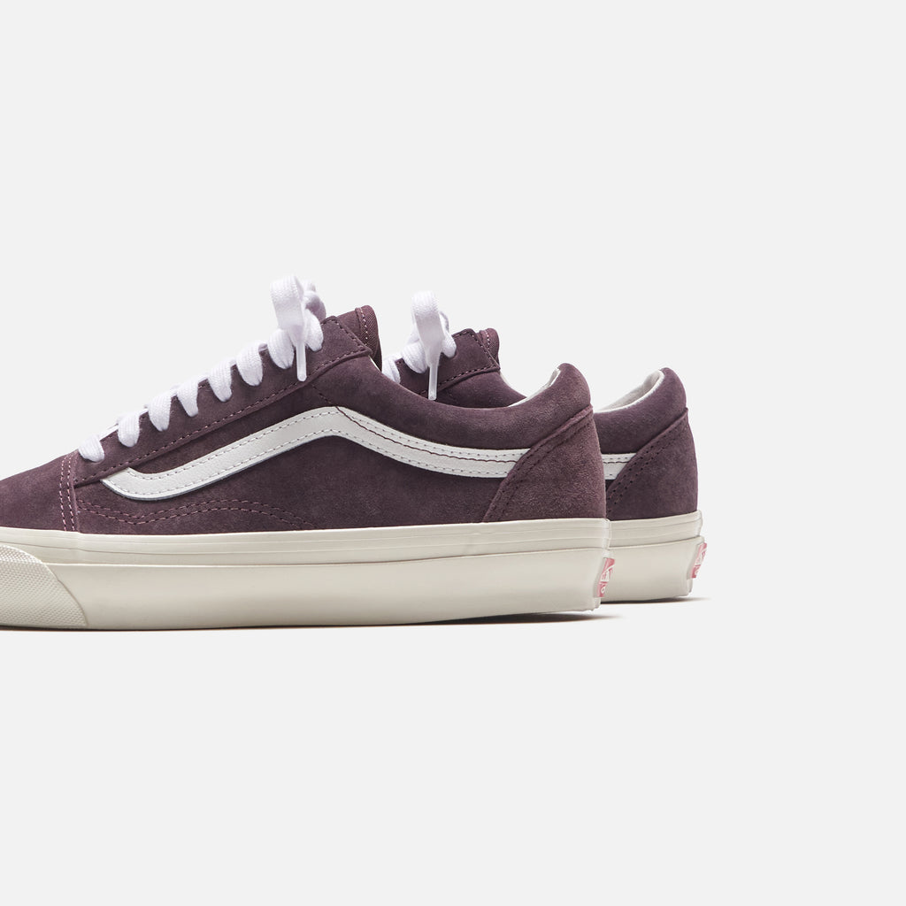 Vans OG Old Lx Pig Suede Wine Kith