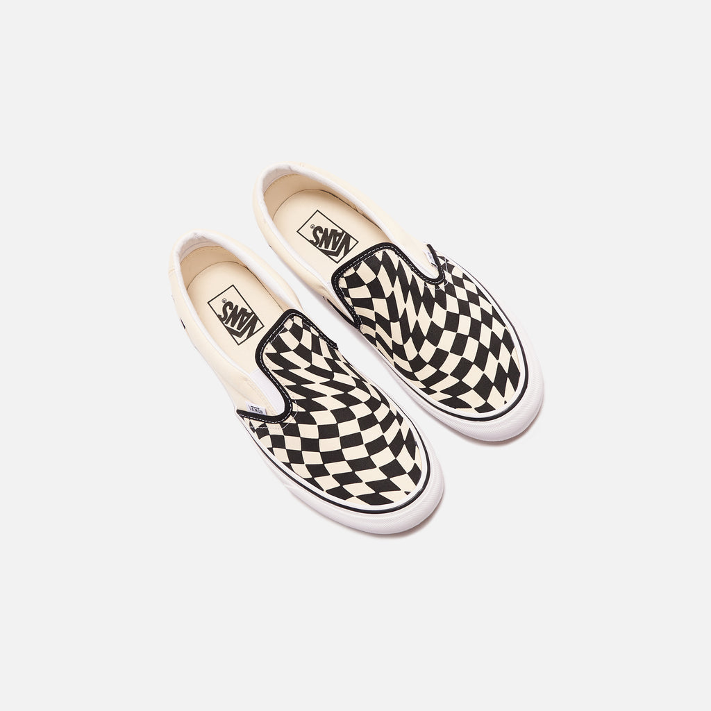 vans slip on checkerboard