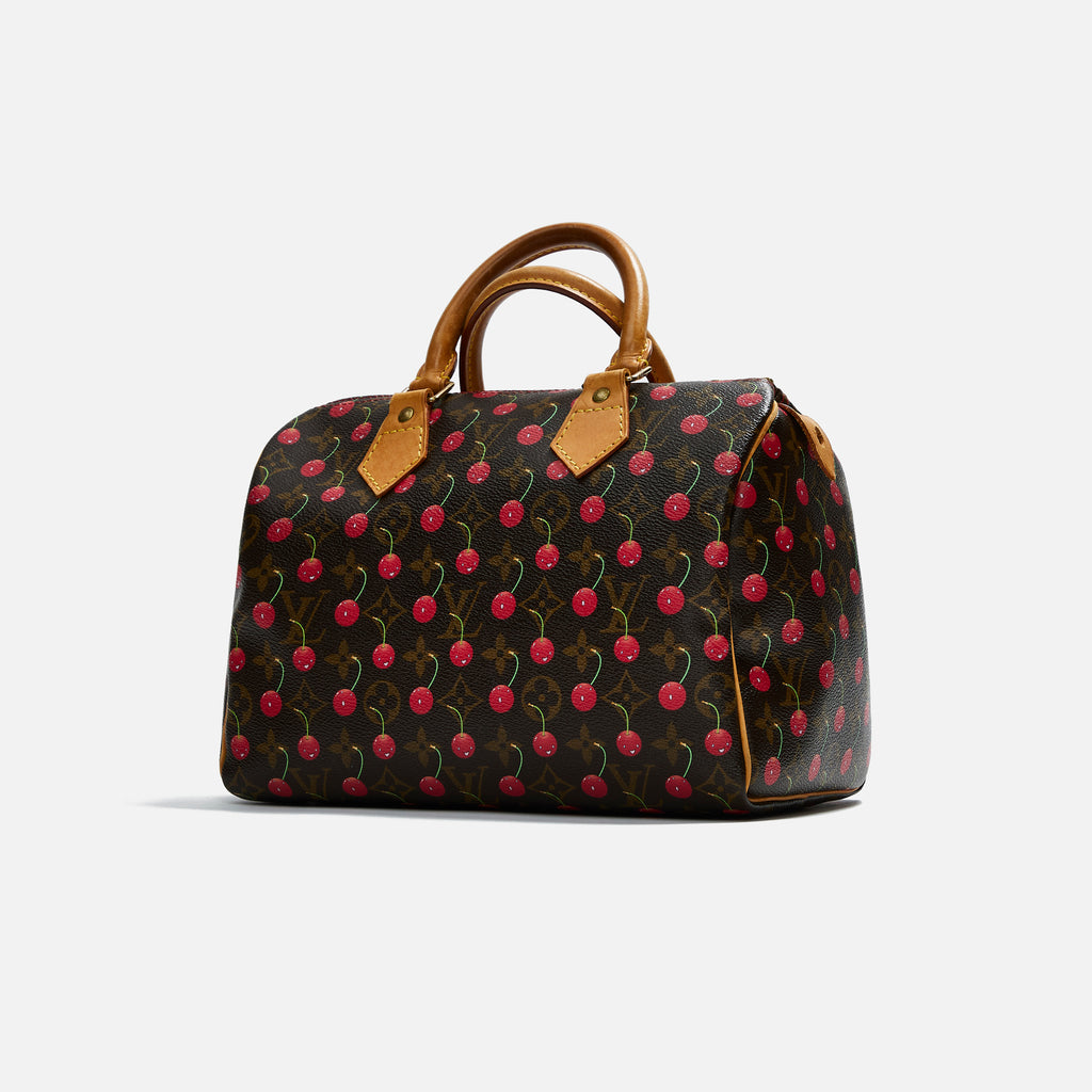 What Goes Around Comes Around Louis Vuitton Brown Murakami Cherry Pochette  V2 Bag