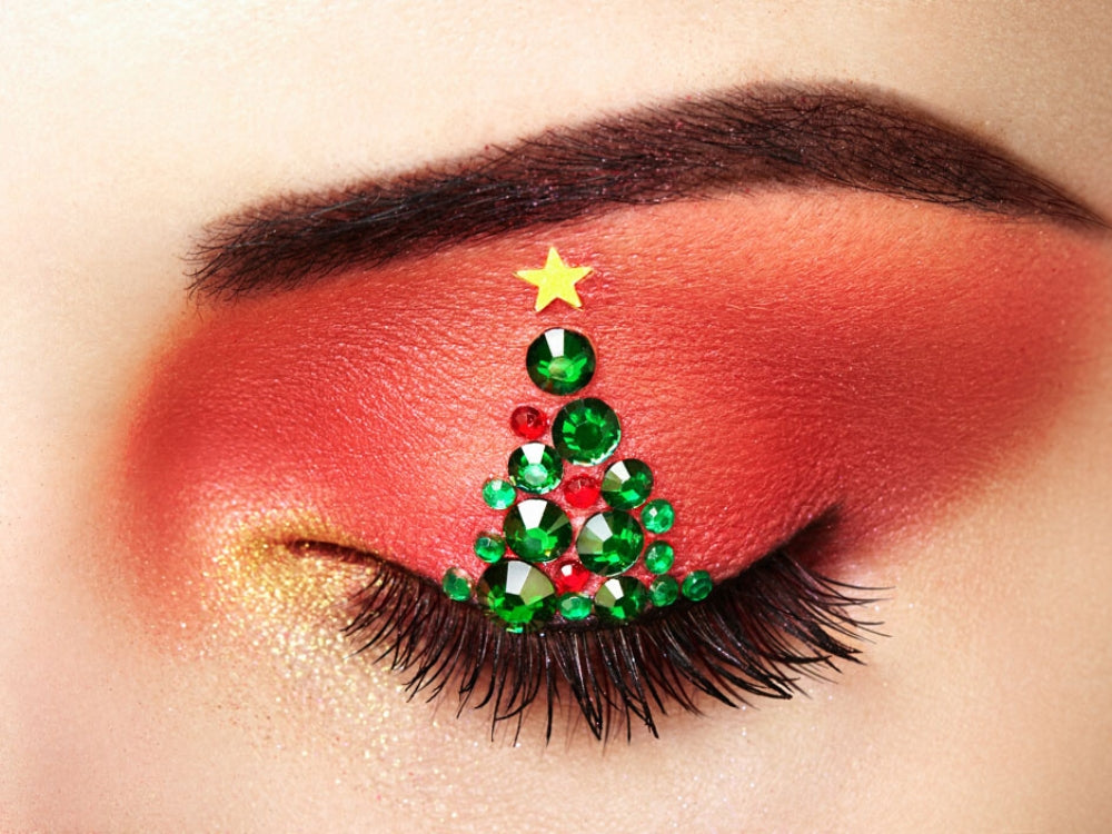 lash extension styling for festive season