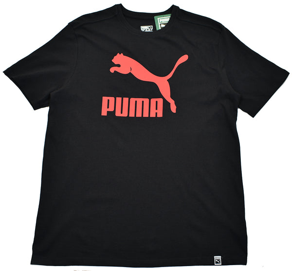red and black puma shirt