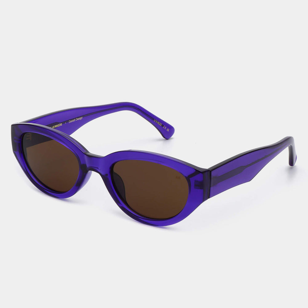 Kjærbede Solbriller Winnie Purple Transparent | BY Studio x Store