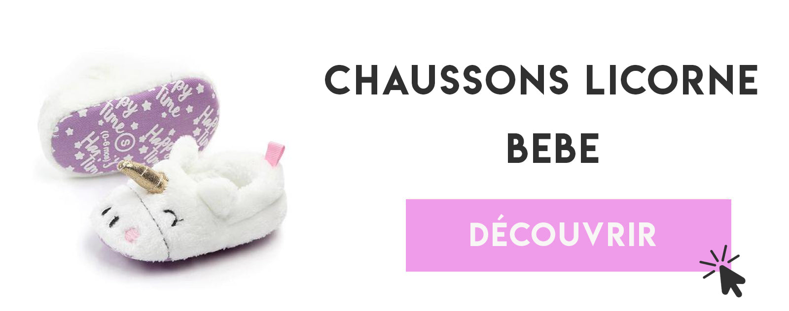 meilleurs chaussons bebe style licorne