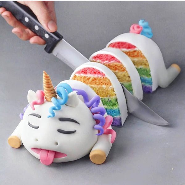 gateau licorne arc en ciel humour