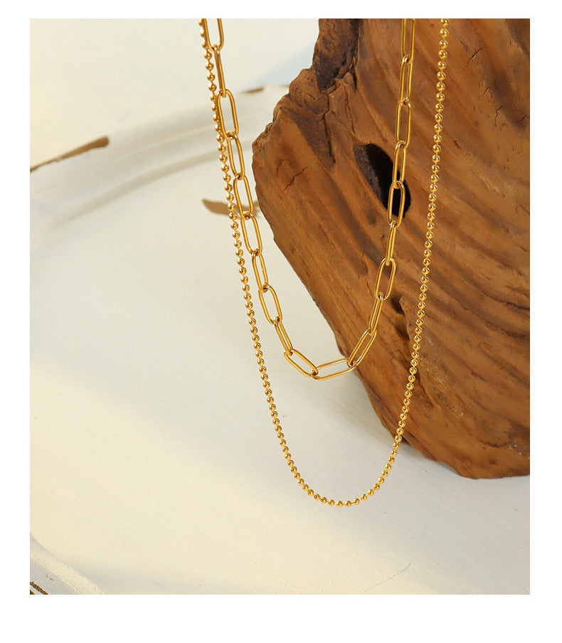 Secret | Necklace | 18K Gold Silver