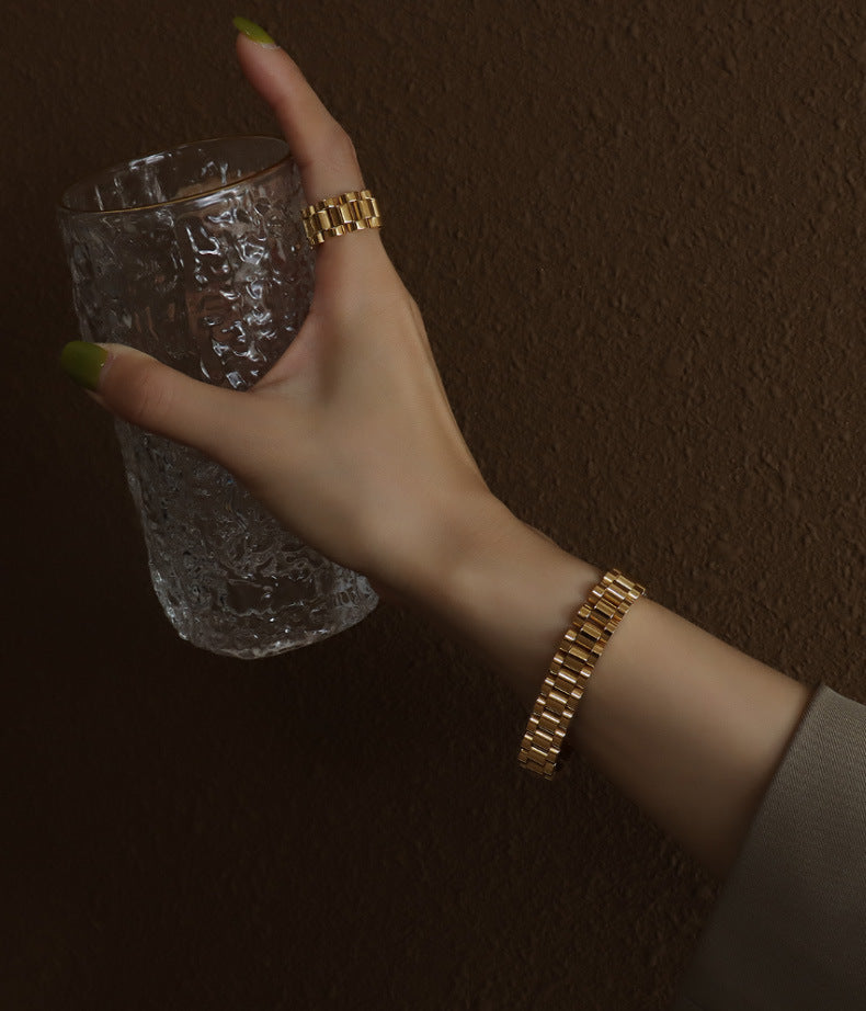 Watch Your Back | Necklace Bracelet | 18K Gold Silver