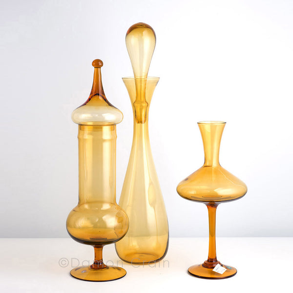 Empoli Glass Amber Group 1