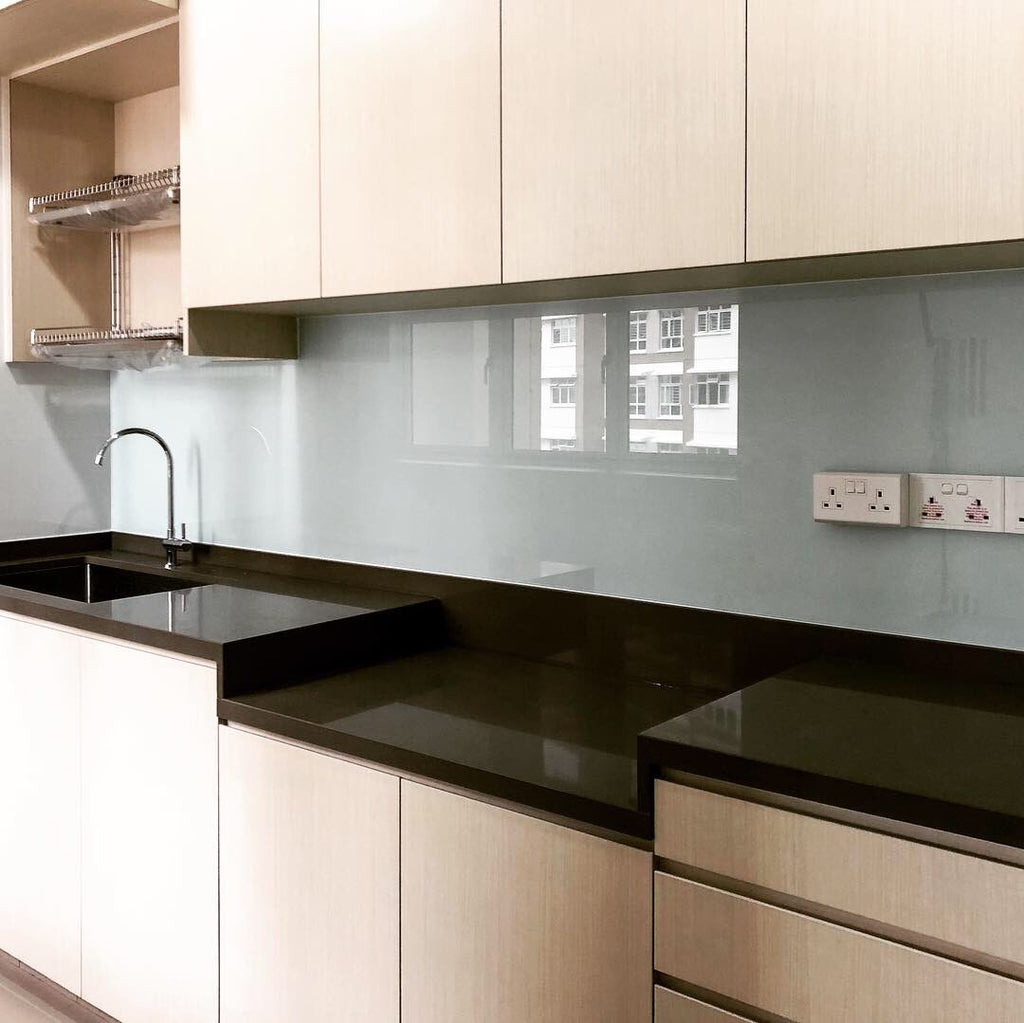 kitchen glass backsplash supplier | singapore