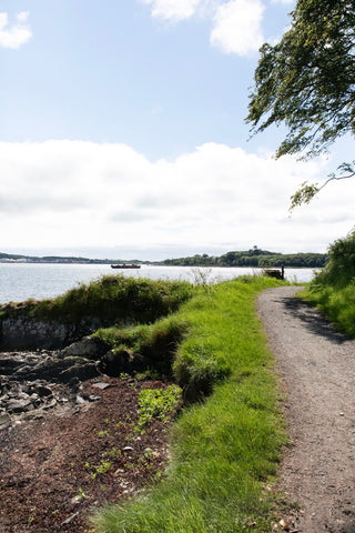 The Bike Path On Our Game of Thrones Winterfell Bike Tour