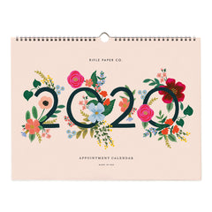 Rifle Paper Co. 2020 Wild Rose Appointment Calendar