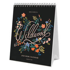 Rifle Paper Co. 2020 Wildwood Desk Calendar