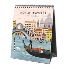 Rifle Paper Co. 2020 World Traveler Desk Calendar