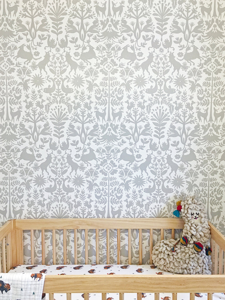 Pattern Players: Melissa Andersen | Otomi Taupe wallpaper | Emily Isabella | Hygge & West