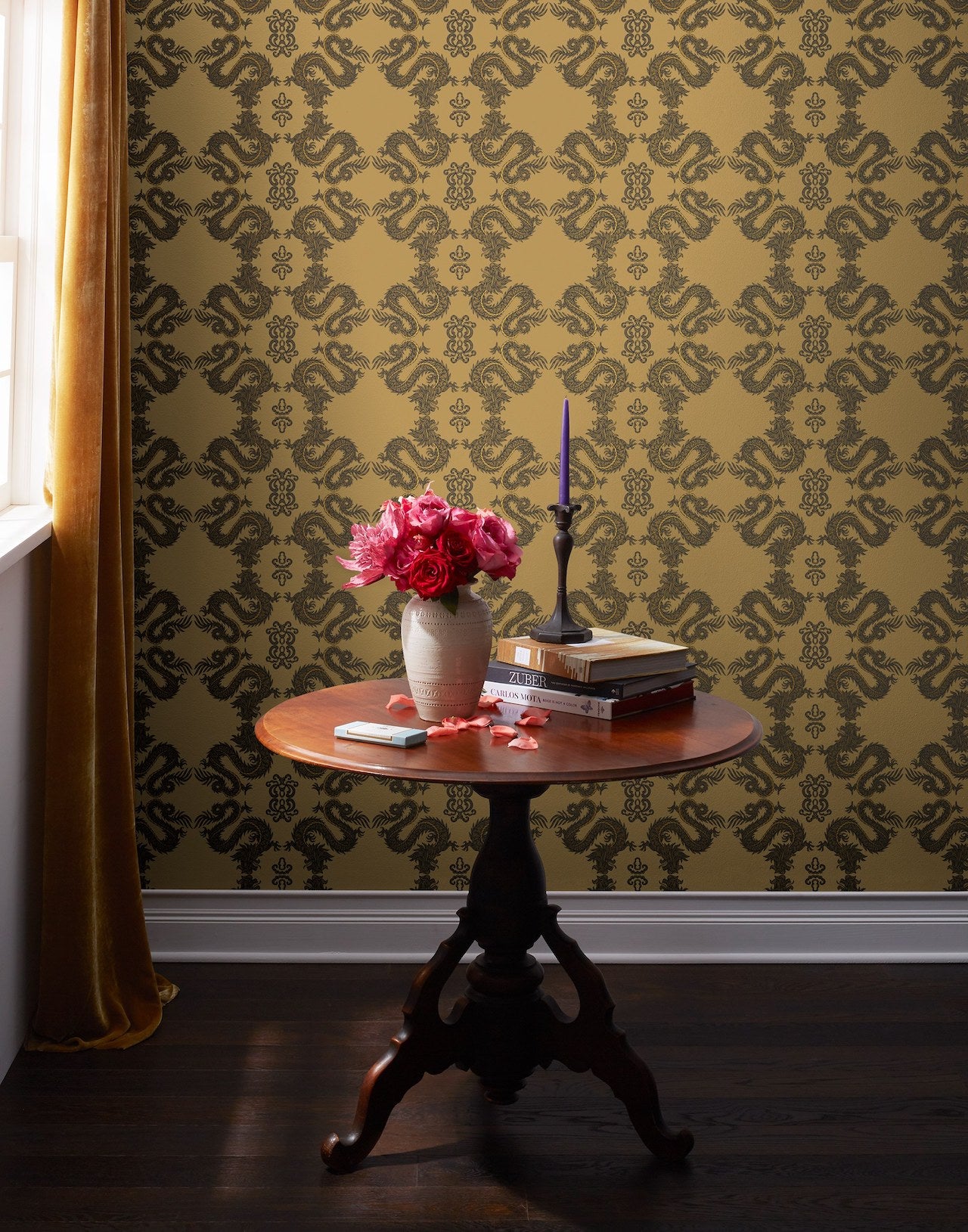 Pattern Players: PATCH NYC | Fortune Butterscotch wallpaper | Hygge & West