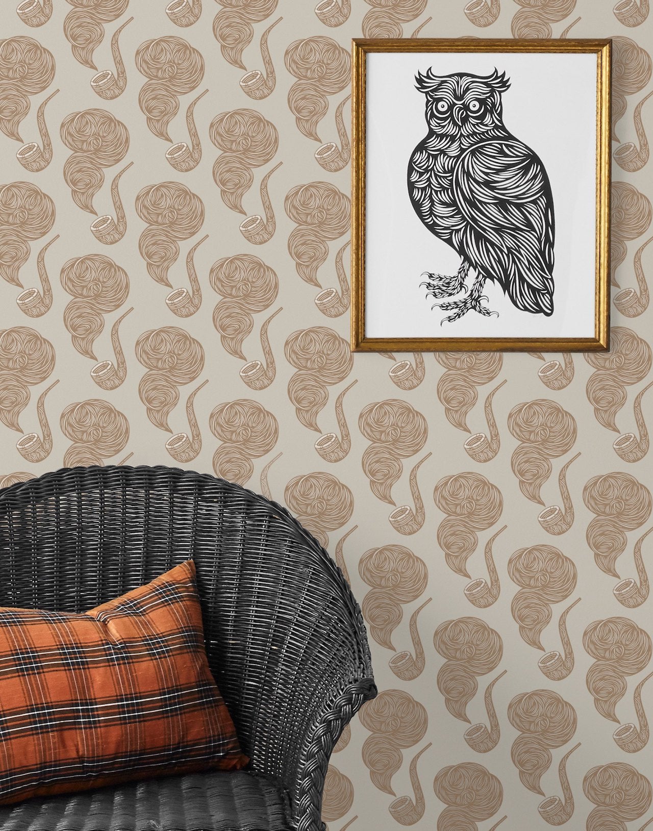 Pattern Players: PATCH NYC | The Gentleman French Gray wallpaper | Hygge & West