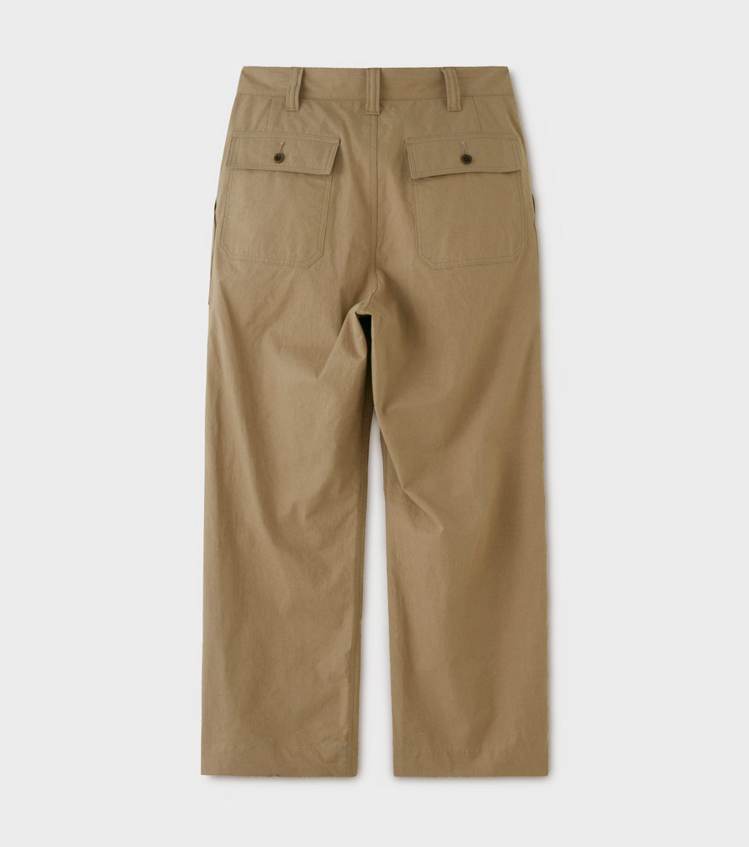 PHIGVEL（フィグベル）｜C/L FATIGUE TROUSERS - KHAKI BEIGE – anemoscope