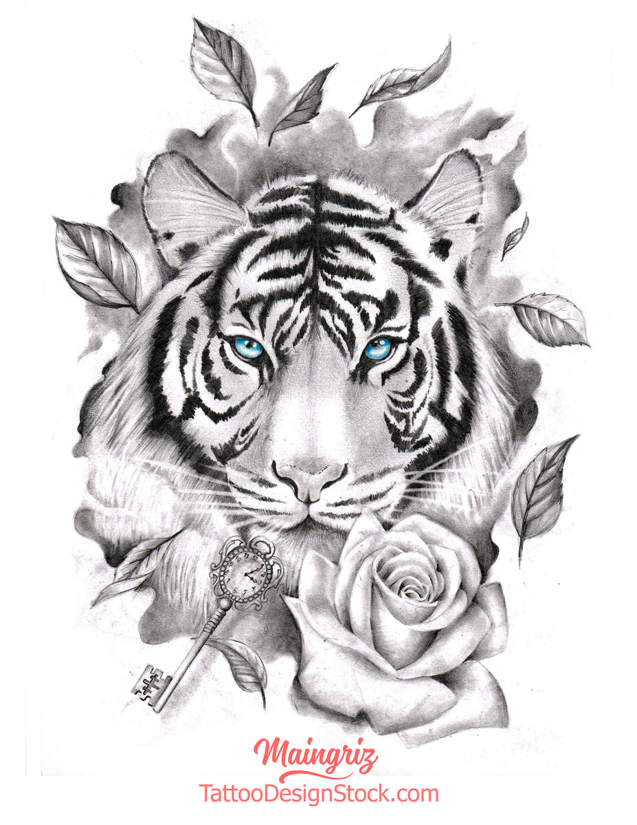 Tigers tattoo design references – TattooDesignStock