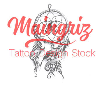 Dessin d'attrape rêve pour Tatouage femme disponible sur tattoodesignstock.com by Mangriz Tattoo Design