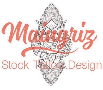 dessin de tatouage de mandala de la banque d'image Maingriz stock tattoo design