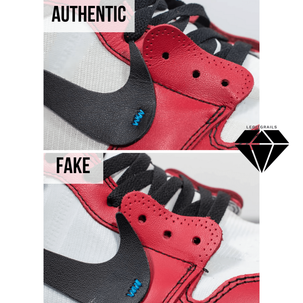 How to Spot Fake Off White Jordan 1 Chicago: The Leather Thickness Method