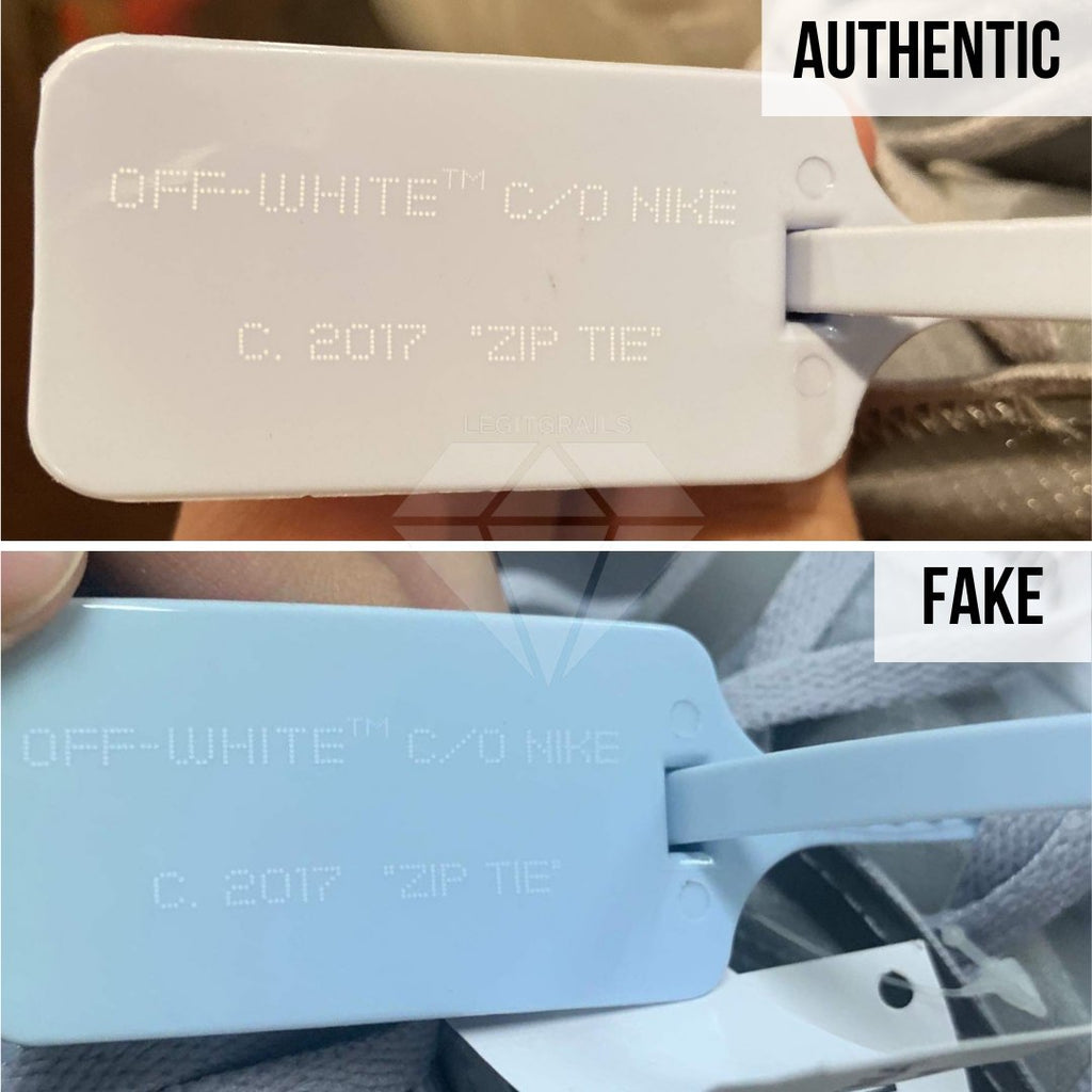 How to Spot Fake Air Max Off-White 97 Menta: The Off-White Zip Tie Method