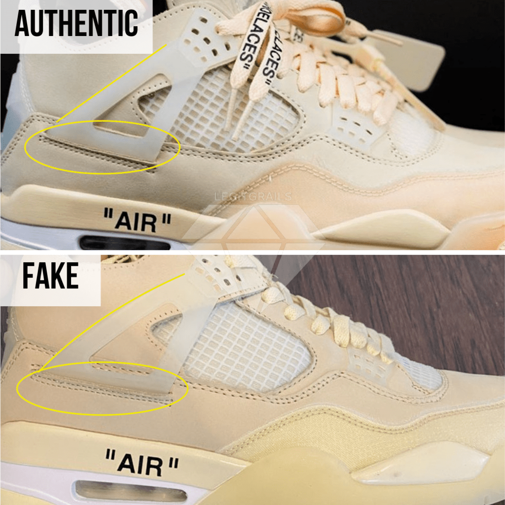 How To Legit Check Off-White Jordan 4 Sail: The Outer Side Method