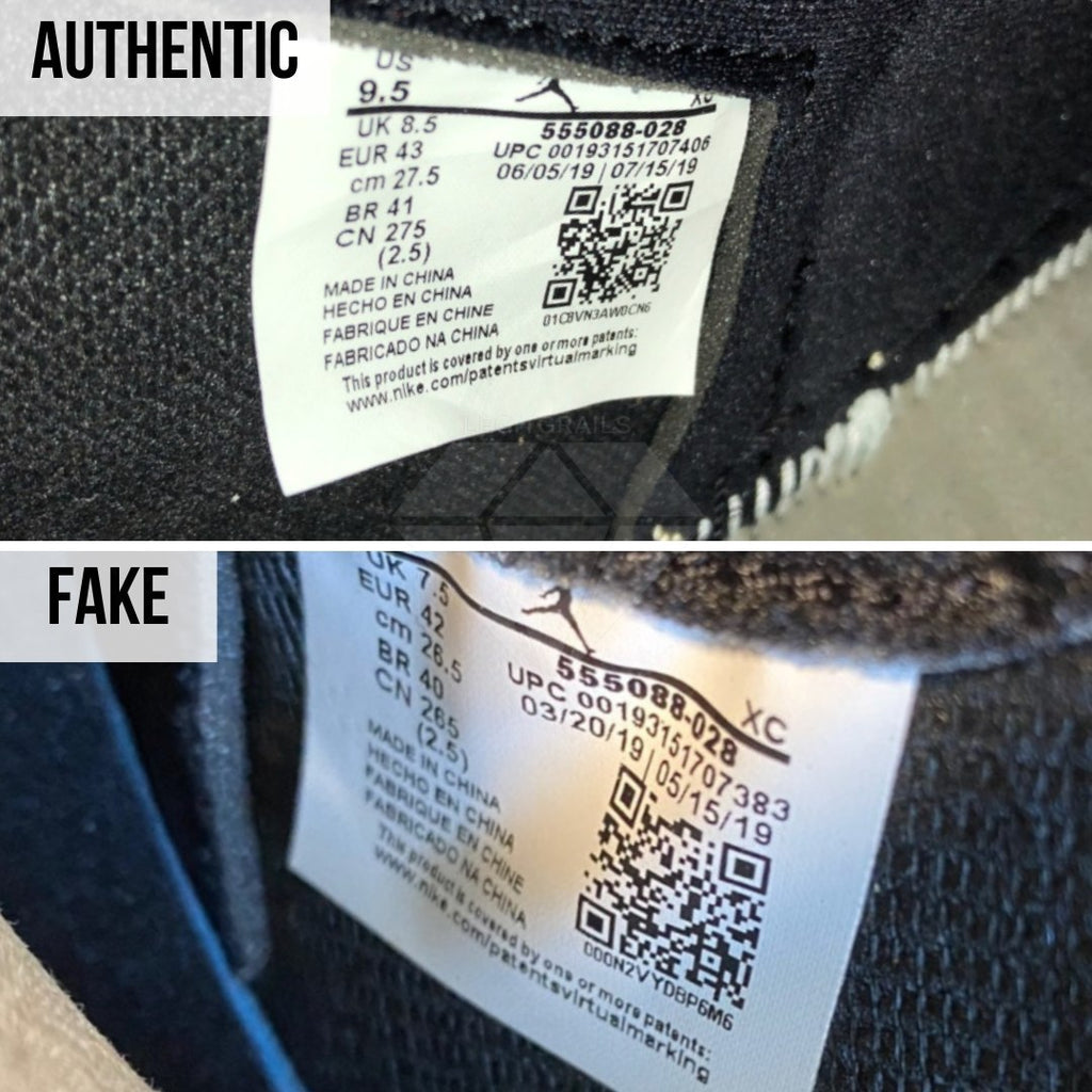 How To Spot Fake Jordan 1 Shattered Backboard 3.0: The Size Tag Method