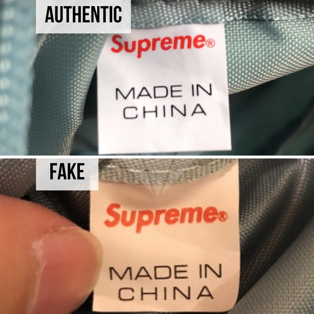 Supreme SS19 Shoulder Bag Legit Check Guide: The Supreme Made In China Inside Tag Method