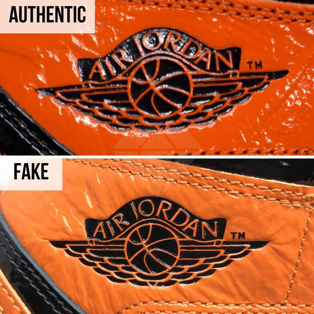 How To Spot Fake Jordan 1 Shattered Backboard 3.0: The Air Jordan Logo Method