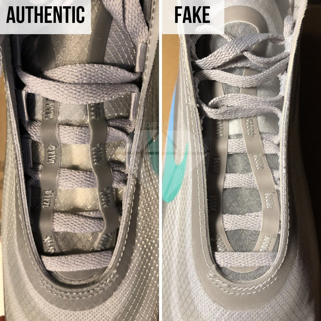 How to Spot Fake Air Max Off-White 97 Menta: The Throat Method