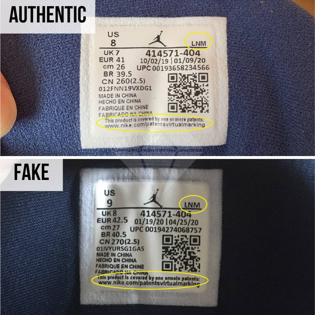 Air Jordan 13 Flint Fake vs Real Guide: The Size Tag Method