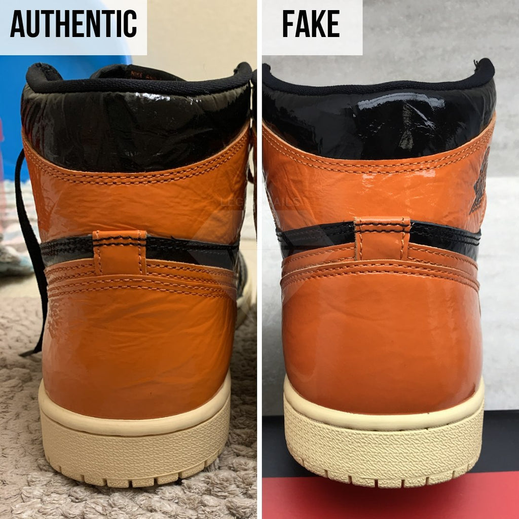 How To Spot Fake Jordan 1 Shattered Backboard 3.0: The Heel Method