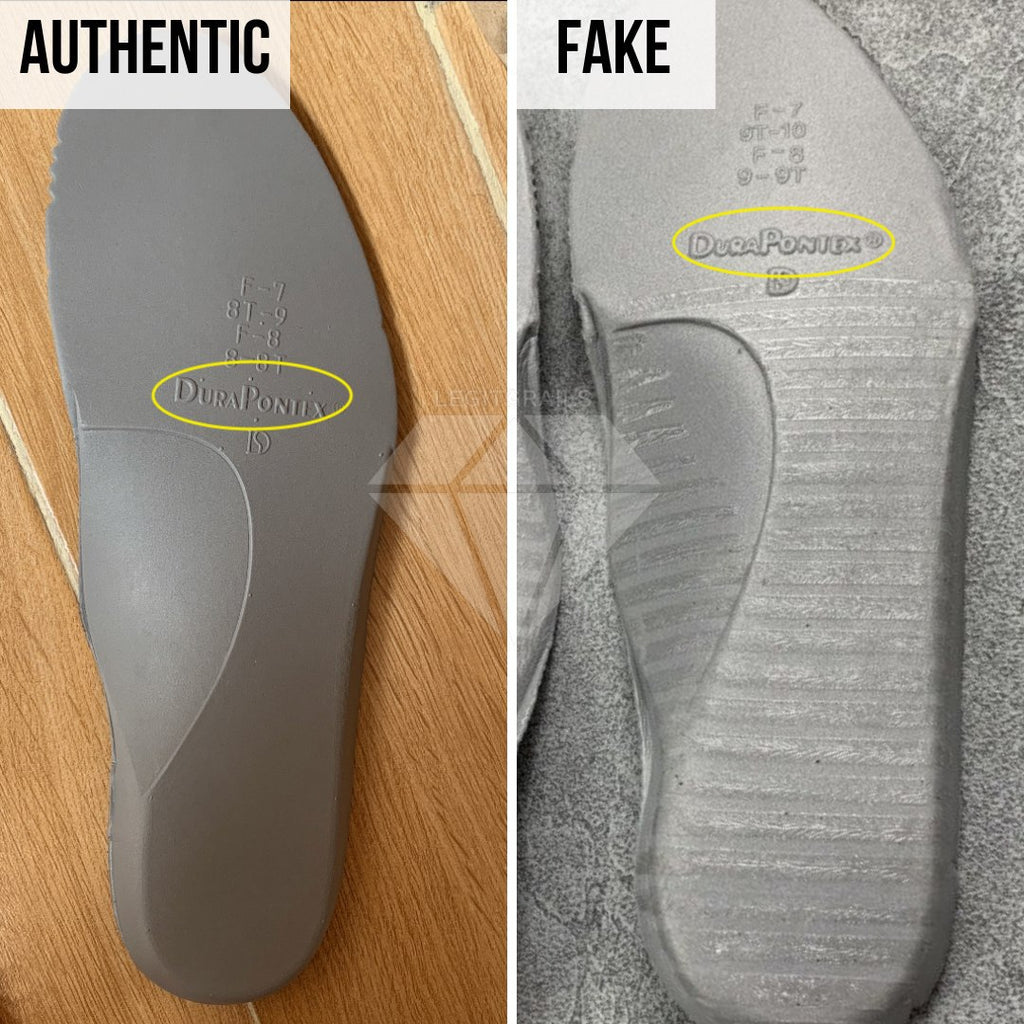 Air Jordan 13 Flint Fake vs Real Guide: The Underside of the Insole method