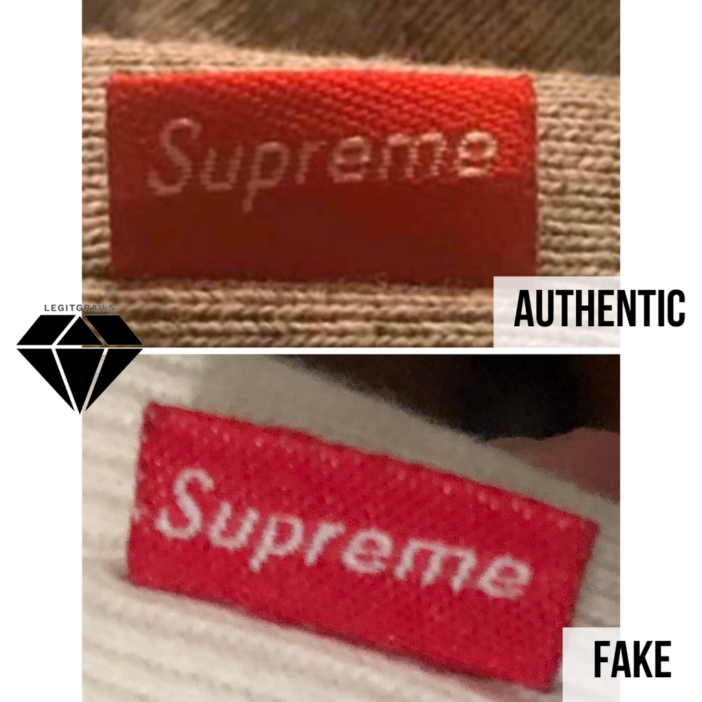 How to spot fake Supreme Box Logo hoodie: the side tag method