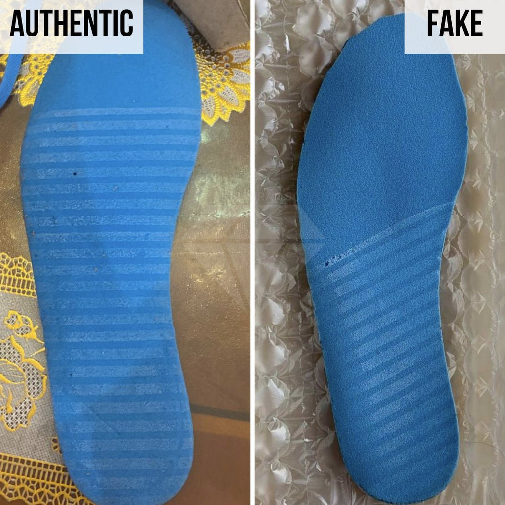 How To Spot Fake Jordan 1 Obsidian UNC: The Backside of the Insole Method