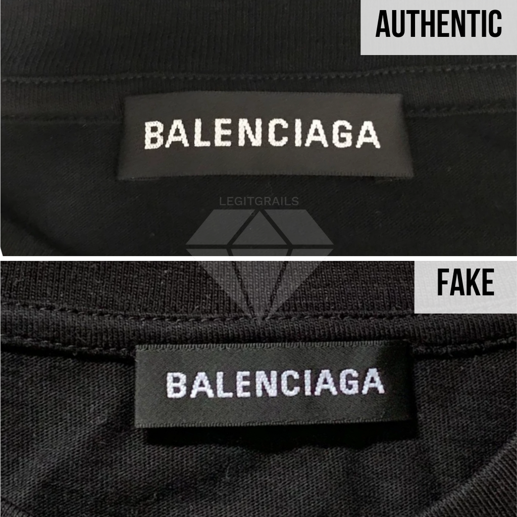 How To Spot A Fake Balenciaga Speedhunters T-Shirt: The Balenciaga Label Method
