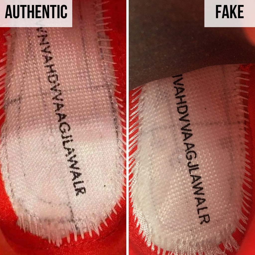 Nike Air Yeezy 2 Red October Fake vs Real: The Inside Stitching Method